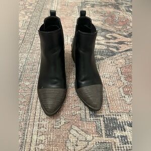 Women’s black booties